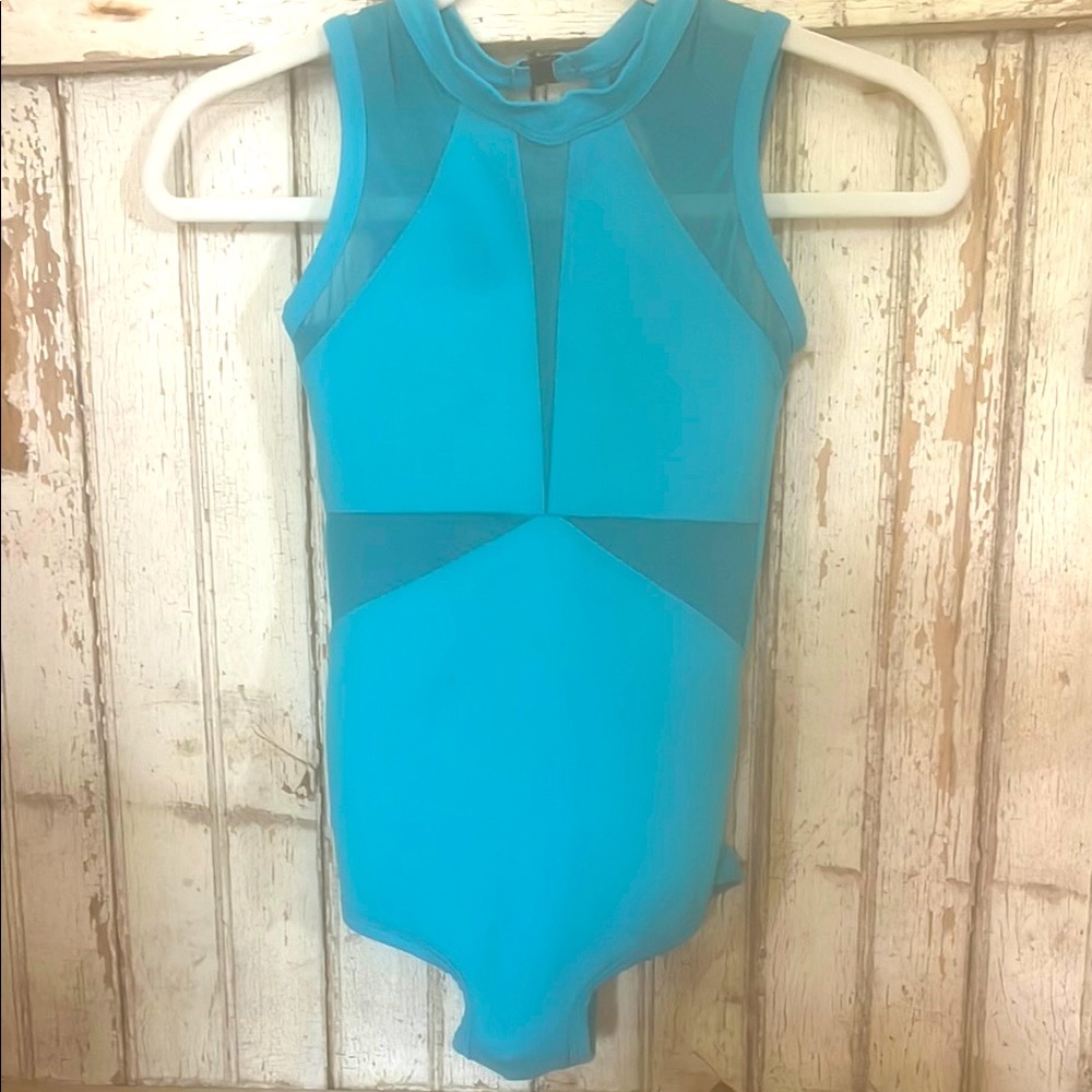 Turqouise Blue Leo - Five Dancewear